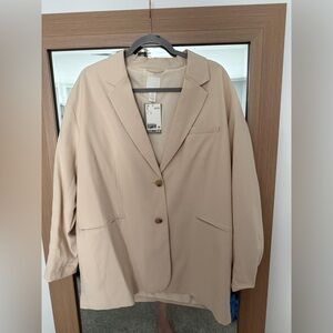 H&M Cream Oversized Blazer